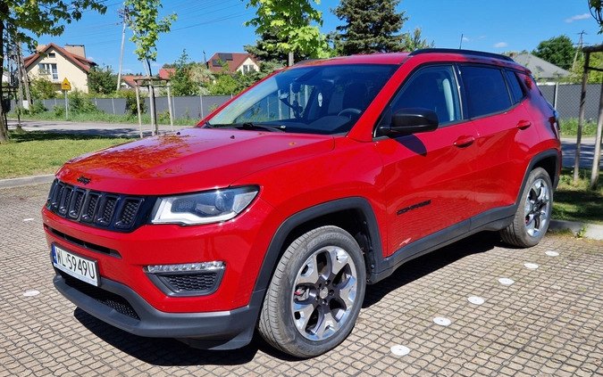 Jeep Compass cena 82900 przebieg: 65000, rok produkcji 2018 z Krzanowice małe 22